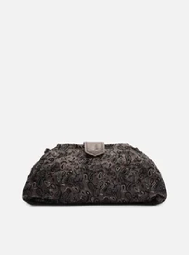 Bolsa Tiracolo Marrom Paisley Grande Livia