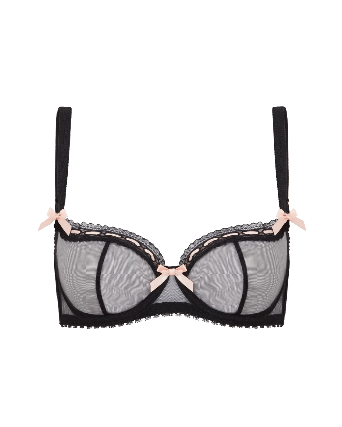 Claira Plunge Underwired Bra in Black | By Agent Provocateur
