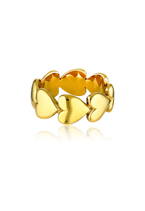 Naya Heart Ring | Gold