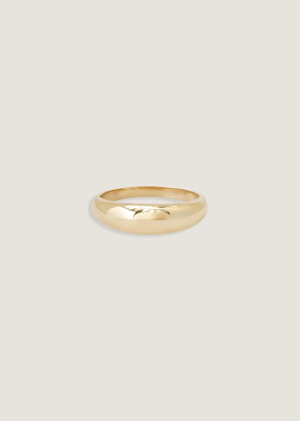 Dare To Love Classic Dome Ring Gold - Kinn