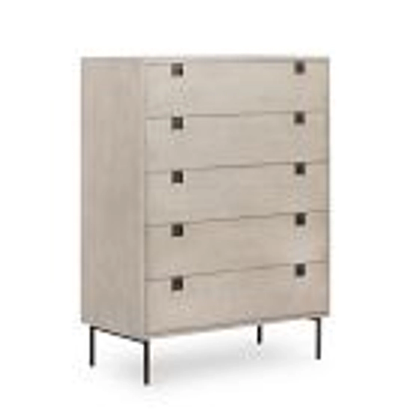 Iron & Acacia 5-Drawer Dresser (36")