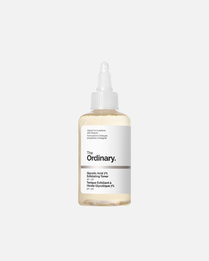 The Ordinary Direct Acids Tonique Exfoliant à l'Acide Glycolique 7% Tonique pour le visage » achetez en ligne | Nocibé