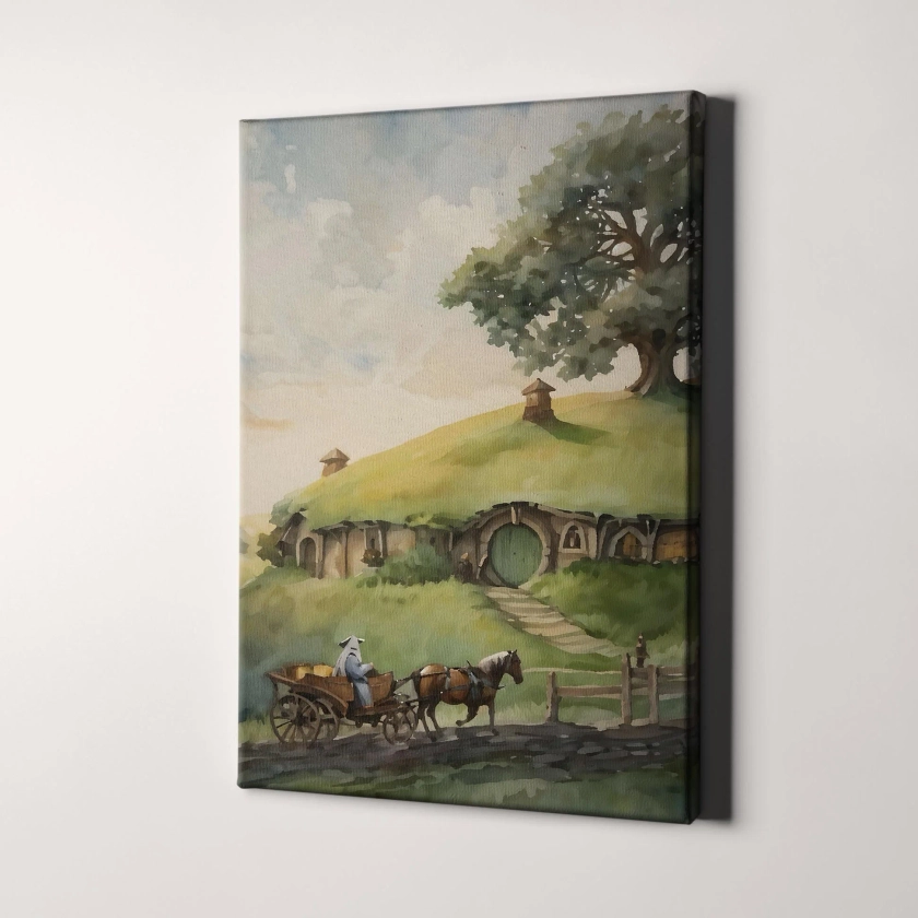 The Lord Of The Rings Gandalf In The Shire Canvas Wall Art Prints