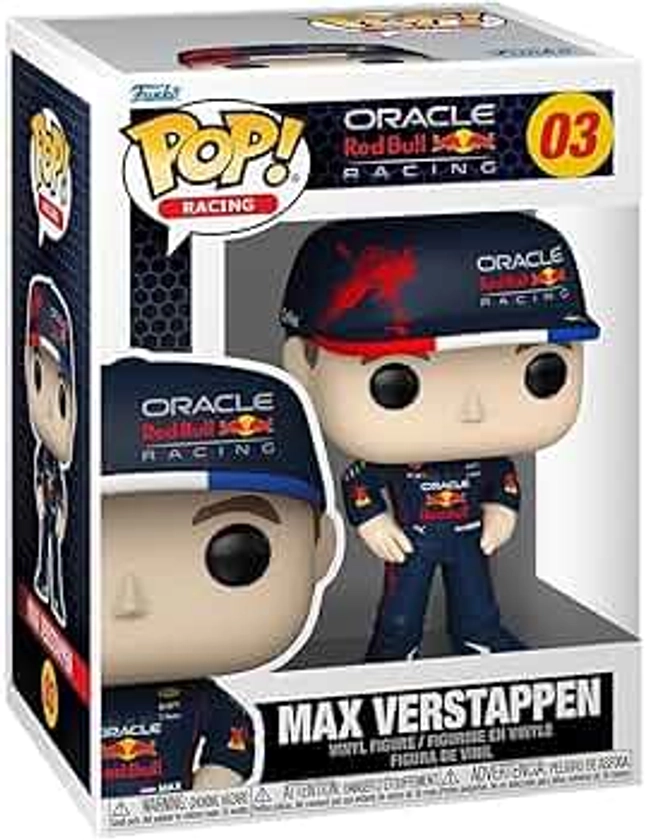 Funko POP! Vinyl: Formula 1- Max Verstappen - Red Bull F1 - Figurine En Vinyle À Collectionner - Idée De Cadeau - Produits Officiels - Jouets Pour Les Enfants Et Adultes - Sports Fans