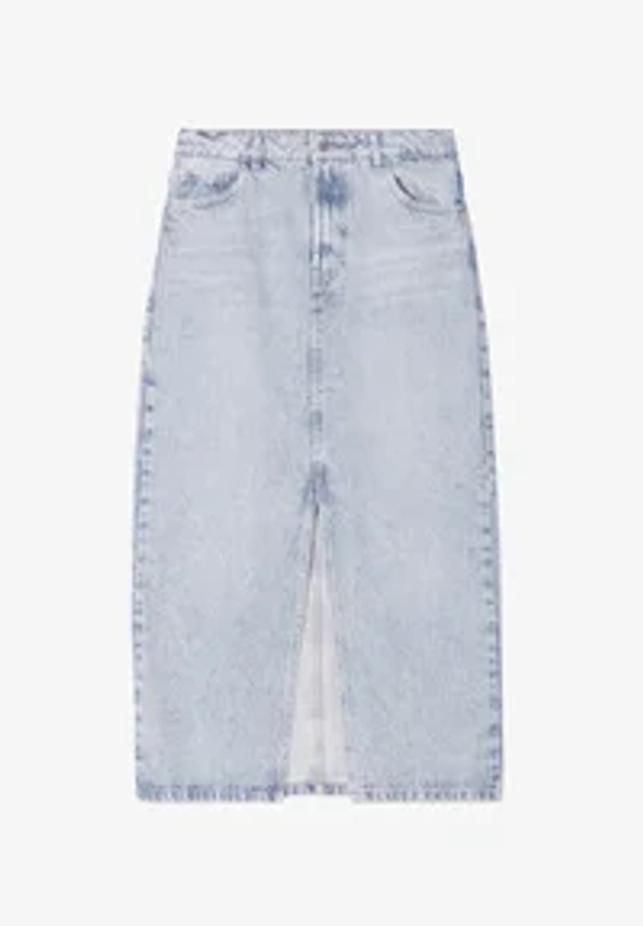 BONOBO Jeans Jupe en jean - denim bleach/dyed denim - ZALANDO.FR