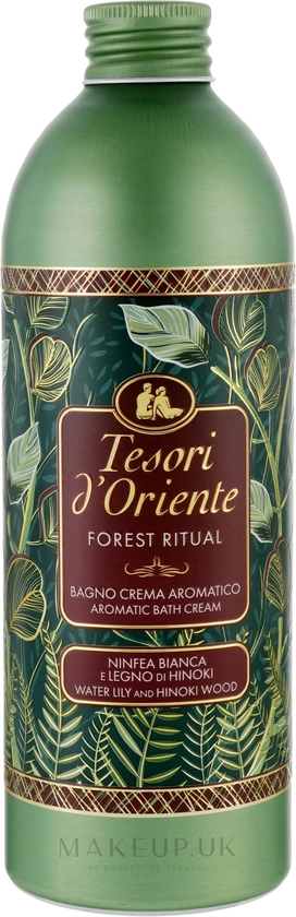 Tesori d'Oriente Forest Ritual Bath Cream - Bath Gel Cream | Makeup.uk