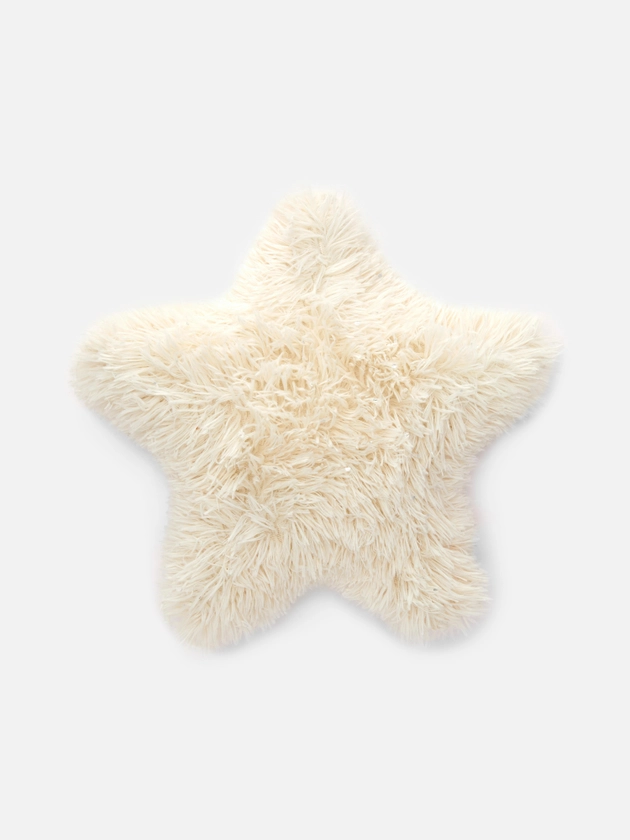 Star Shaped Fluffy Cushion