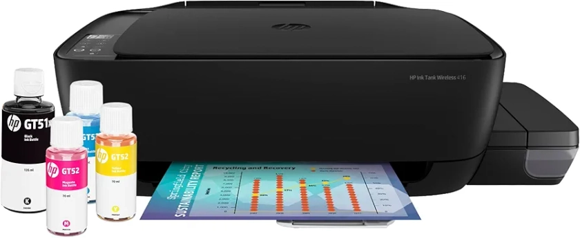 Impressora Multifuncional HP Ink Tank 416 Tinta Continua Cor Wi-Fi Scanner (4DX95A) : Amazon.com.br: Computadores e Informática