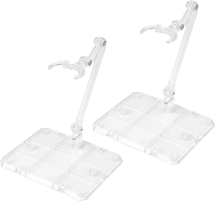 TAMASHII NATIONS Stage Act. 4 for Humanoid Stand Support (Clear) (2 Stands) - Bandai Spirits Official SHFiguarts Stand