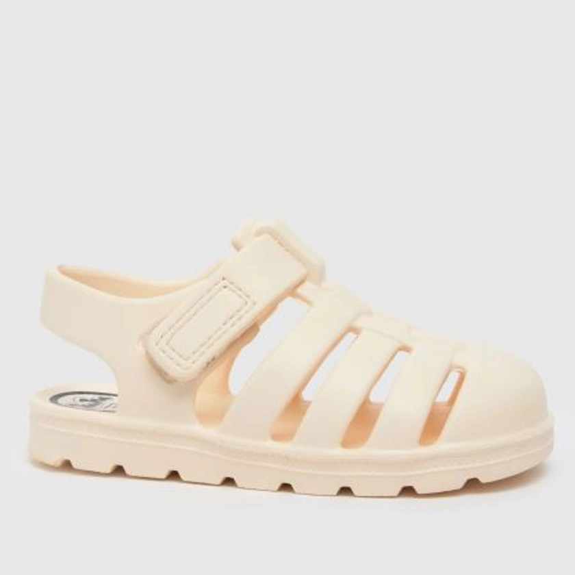 JUJU JELLIESoff-white cherub Girls Toddler sandals