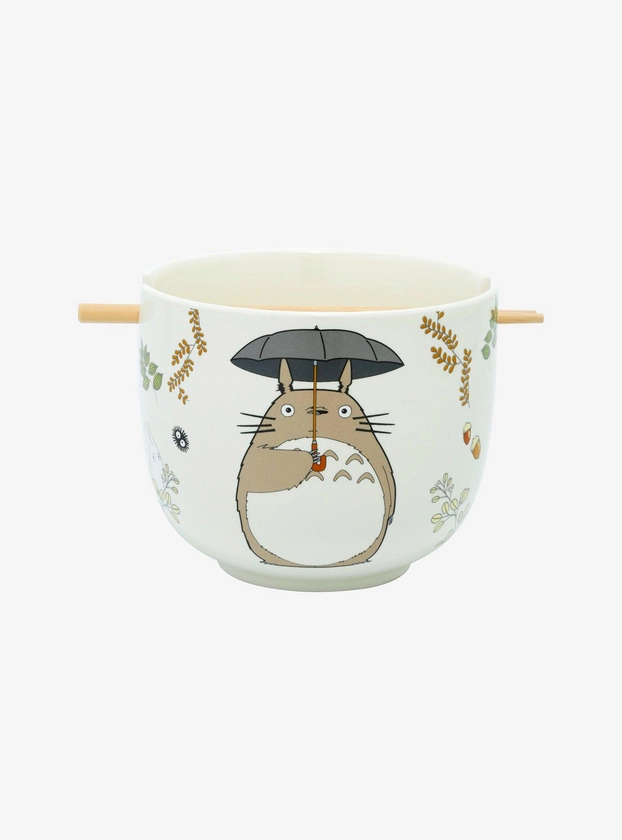 Studio Ghibli® My Neighbor Totoro Foliage Ramen Bowl With Chopsticks