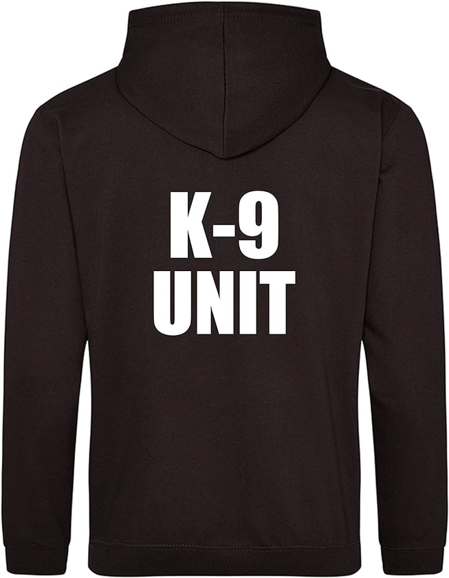 K9 Unit Printed Black Hoodie, Security Officer, Security Guard Bouncer, Doorman, Events, Large : Amazon.co.uk: Fashion