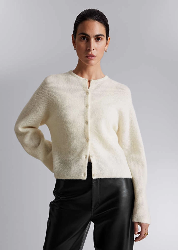 Knitted Cardigan - Ivory - & Other Stories NL