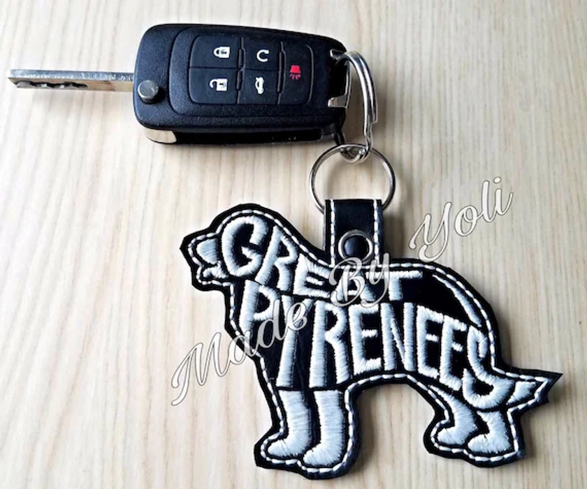 Great Pyrenees Keychain