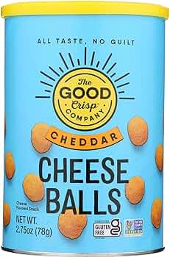 THE GOOD CRISP COMPANY Cheddar Cheese Balls, 2.75 OZ