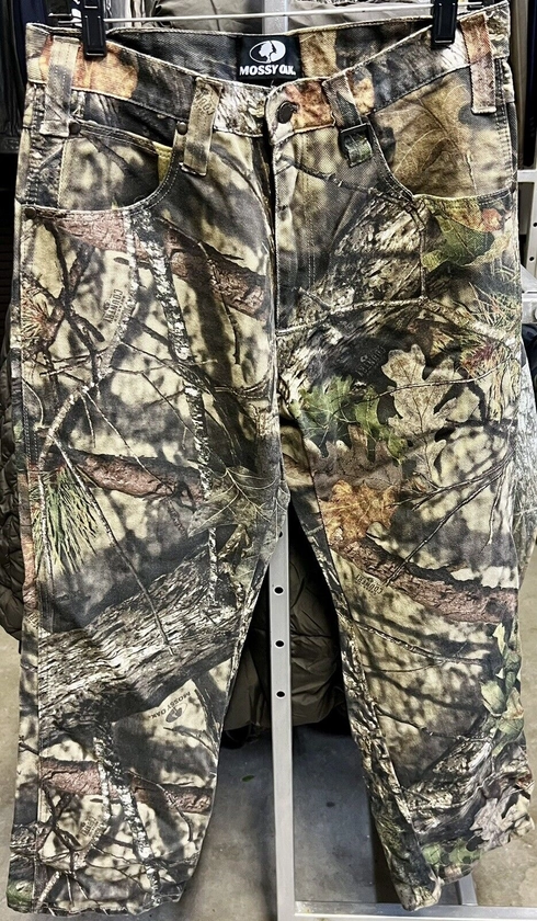 Mossy Oak Mens Jeans Hunting Camo Camouflage Pants 32 X 30 - Preowned