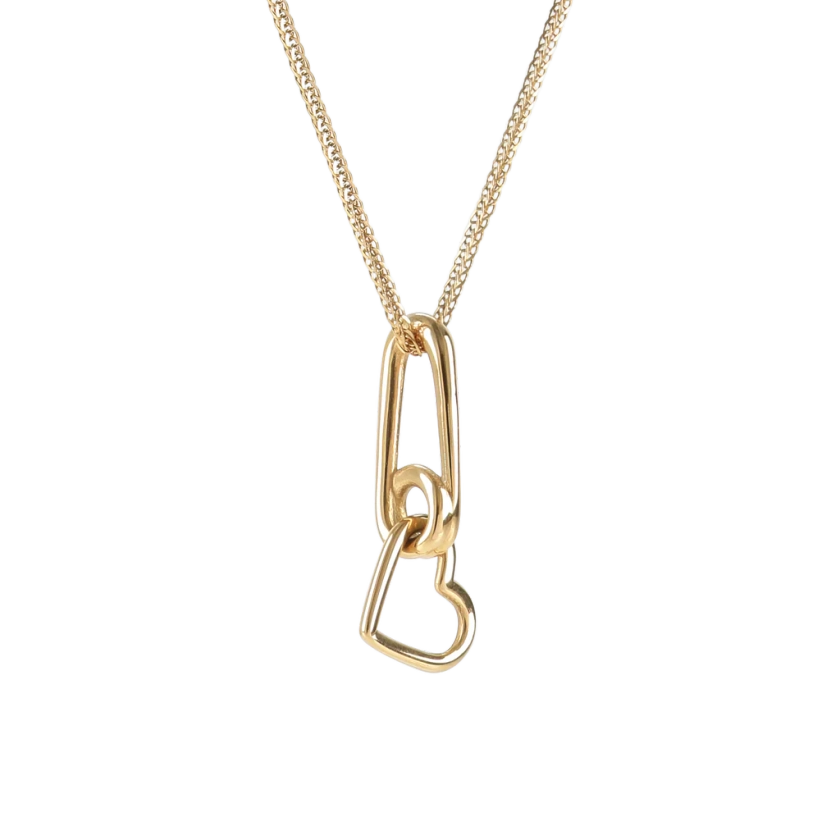 Looped Heart Necklace - Hey Harper: The Original Waterproof Jewelry Brand
