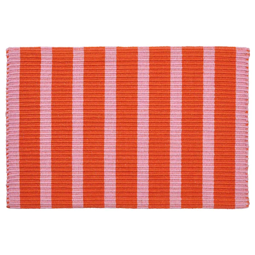 VÄGSKYLT door mat, pink/orange, 60x90 cm (2'0"x2'11") - IKEA CA