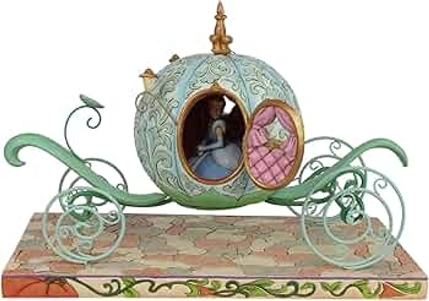 Disney Traditions, Figure de "Cendrillon" sur le Chariot, à Collectionner, Enesco