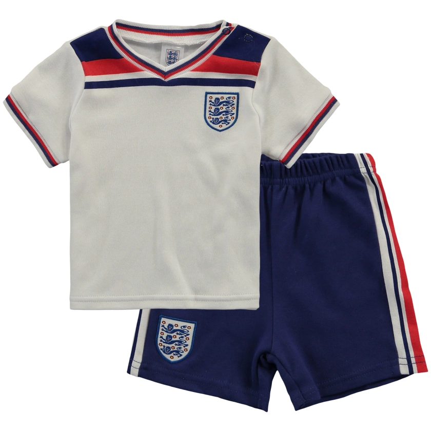 England 1982 Home Kit T & Short Set - Baby