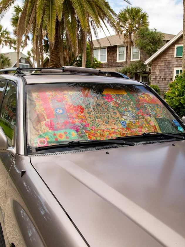 Car Sun Shade - Patchwork – Natural Life