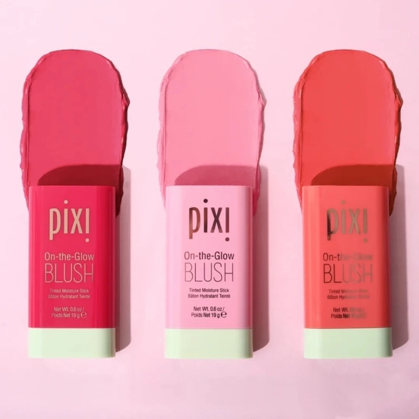 Pixi Blush Stick Easy Color Rouge Blusher Cream Moisturize Waterproof Long Lasting High Color Rendering Brightening Skin Tone