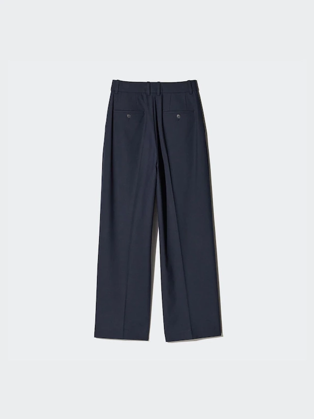 Pantalon Large Plissé pour Femme | UNIQLO FR