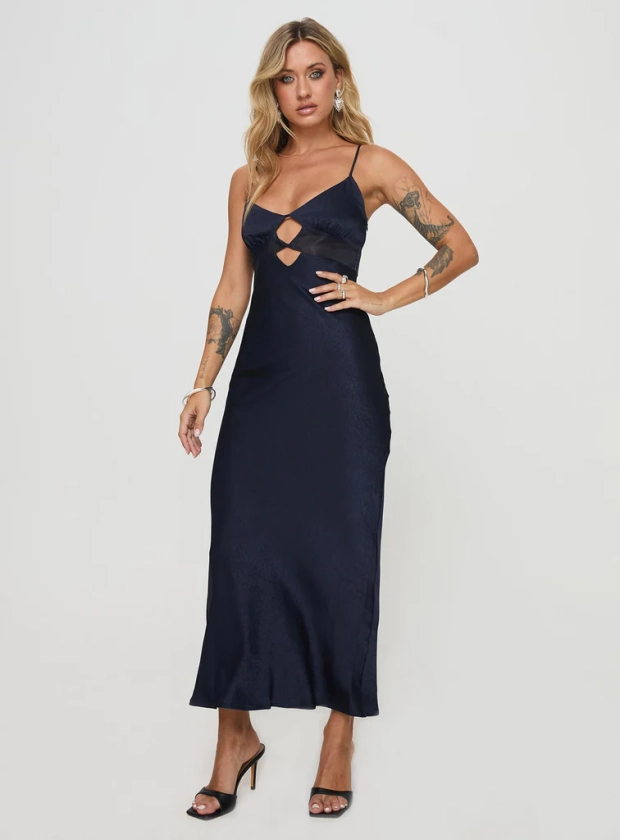 Leroux Maxi Dress Navy