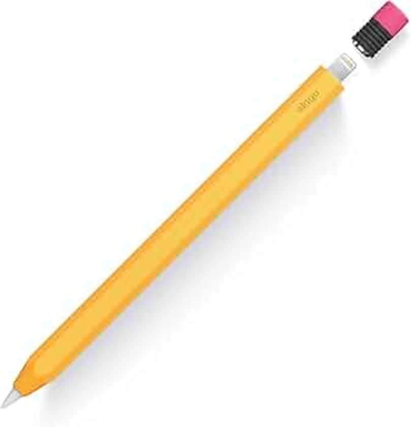 elago Coque Pencil Classique Compatible avec Apple Pencil 1ère Génération, Design Classique, Silicone Durable (Jaune)