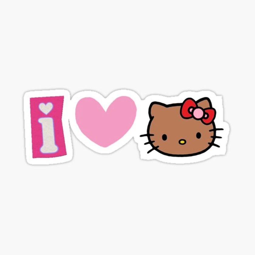 i love summer hello kitty | Sticker