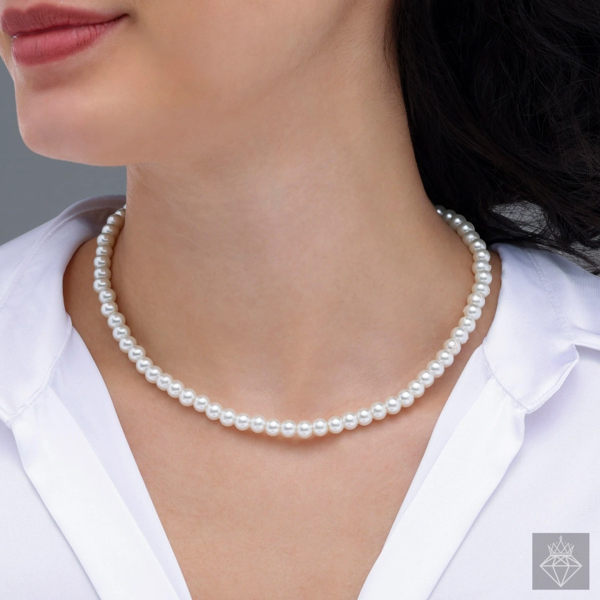 PRAO Pearl Reverie Necklace Set With Studs