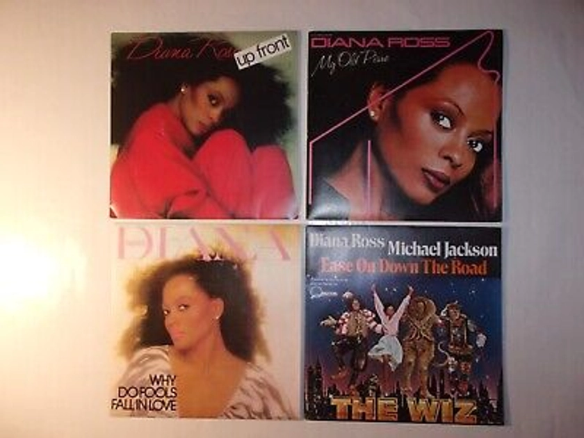 Lot 4 Vinyle 45T Diana ROSS - Soul Disco - TBE/EX | eBay
