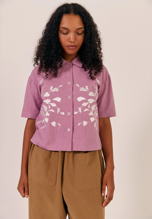 Odette Shirt - Lilac — SIDELINE