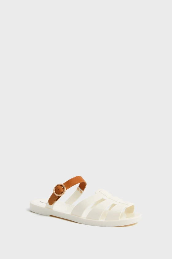 Ivory Riley Jelly Sandals | Tuckernuck Shoes