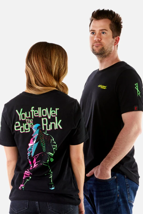 CYBERPUNK EDGERUNNERS NEON PUNK TEE | Cyberpunk T-Shirt