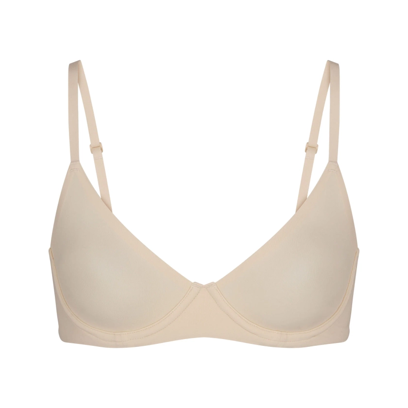 FITS EVERYBODY UNLINED DEMI BRA | SAND