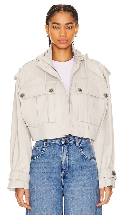 Cropped Utility Jacket