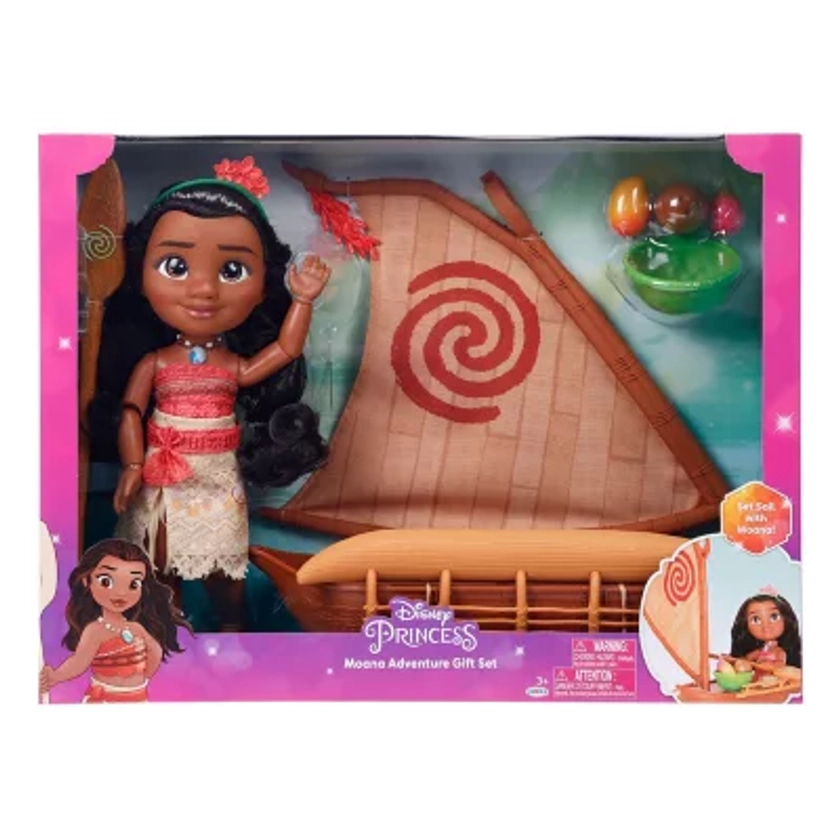 Disney Princess Moana Toddler Doll with Voyager Canoe - Sam's Club