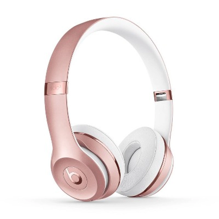 Beats Solo³ Bluetooth Wireless All-Day On-Ear Headphones - Rose Gold