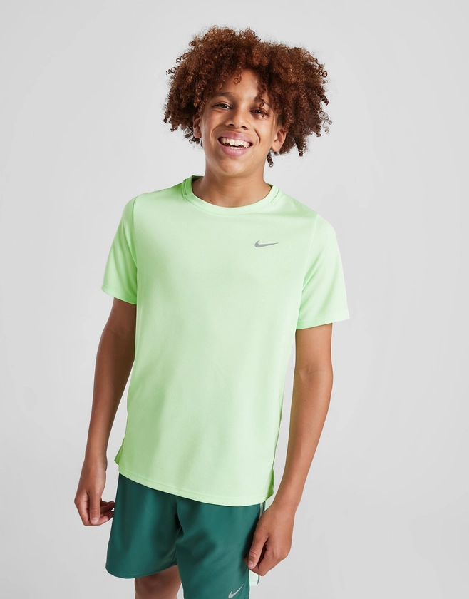 Green Nike Miler T-Shirt Junior | JD Sports UK 