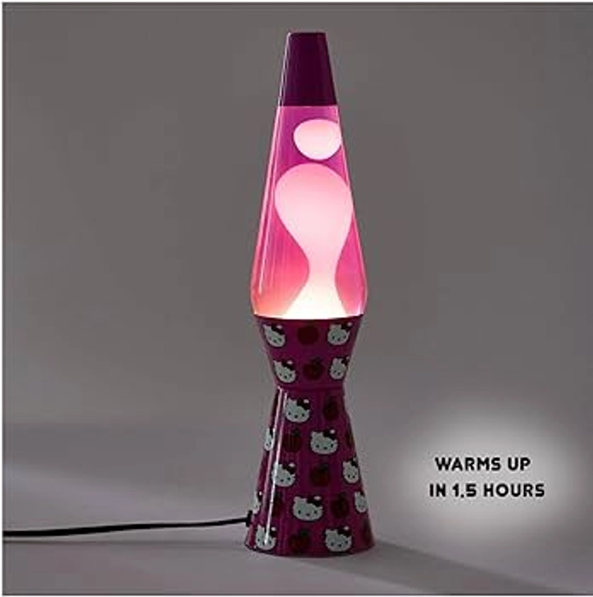Hello My Kitty Lamp Pink Wax in Pink Liquid, Motion Volcano Lamp, Night Light, Special Edition (Pink Hello My Kitty) (Hello My Kitty), LL-HK23