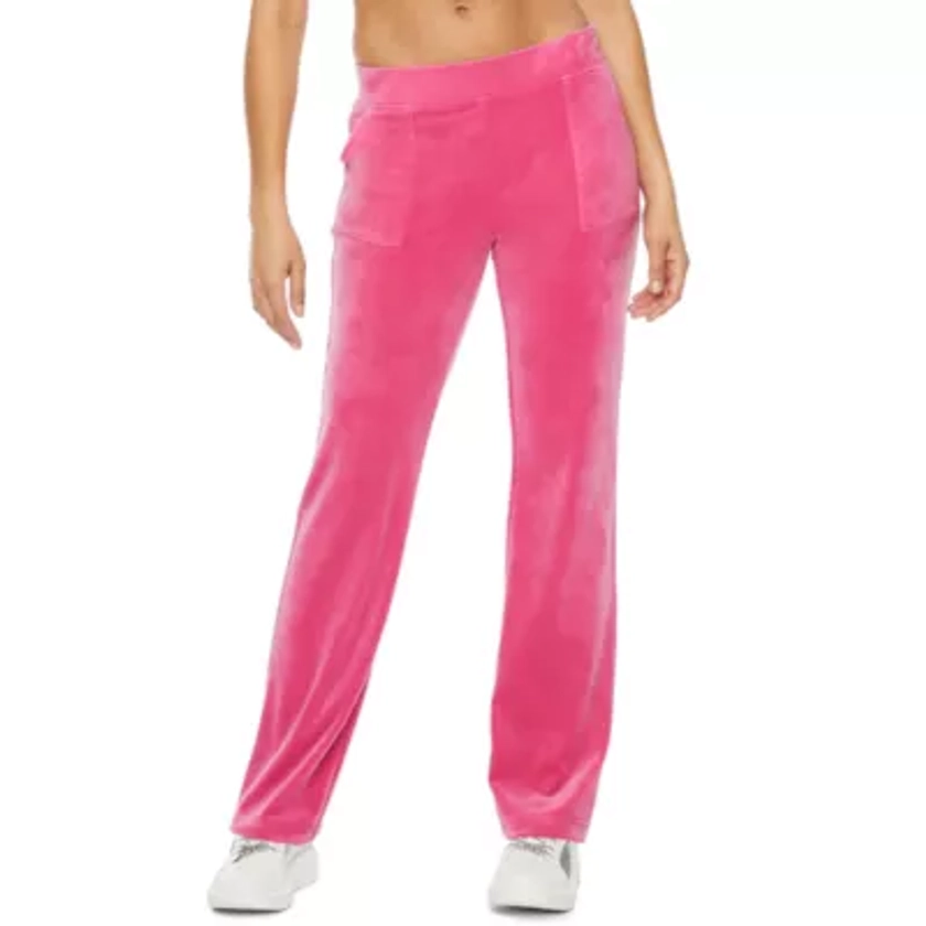 Juicy By Juicy Couture Womens Mid Rise Straight Track Pant - JCPenney
