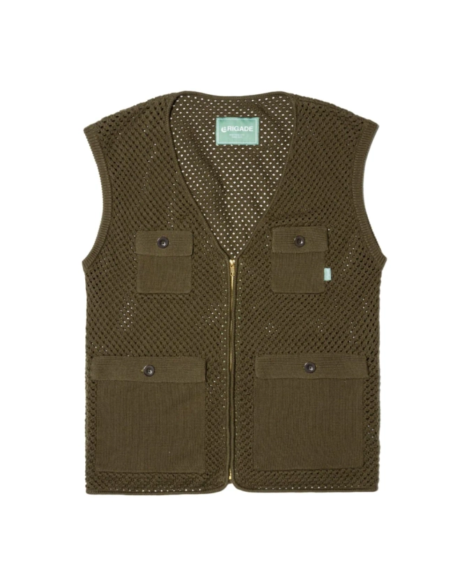 Mesh Knit Utility Vest – Brigade USA