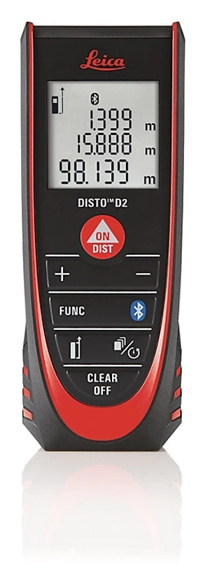 Leica Geosystems Disto D2 BT Laser Distance Measurer | DIY at B&Q