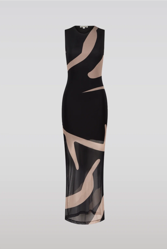 ABSTRACT MESH DRESS