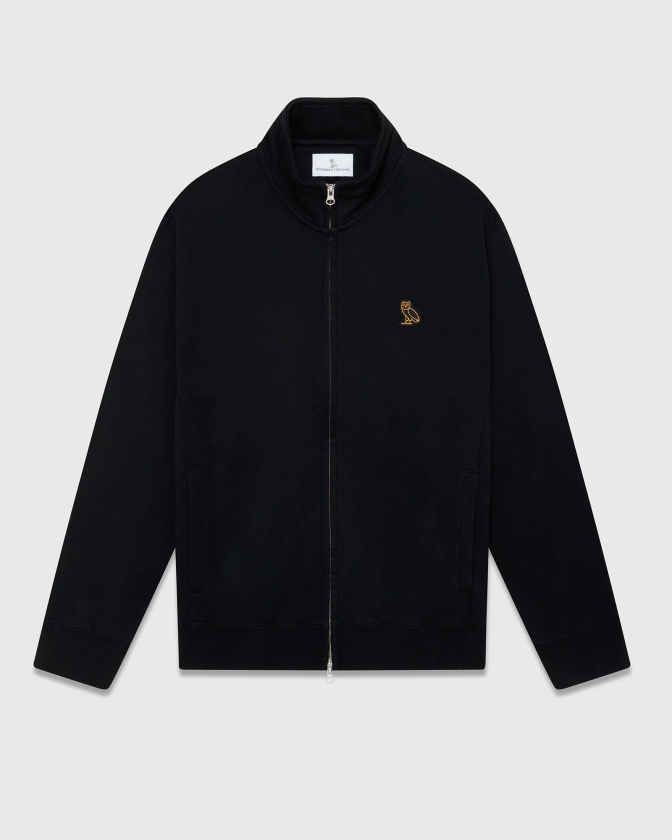 Classic Full-Zip Track Jacket - Black - October's Very Own