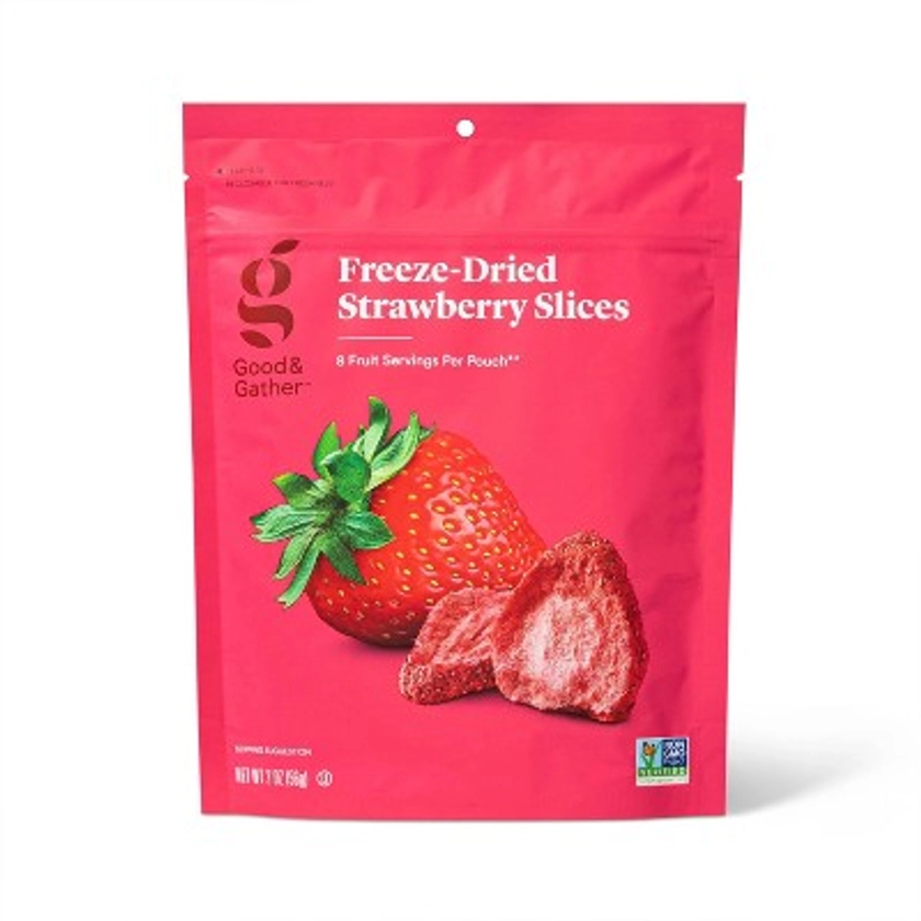 Freeze Dried Strawberry Slices - 2oz - Good & Gather™