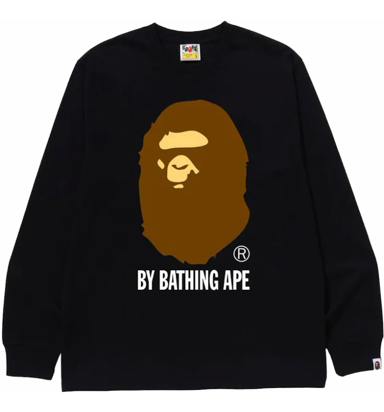 BAPE By Bathing Ape L/S Tee Black