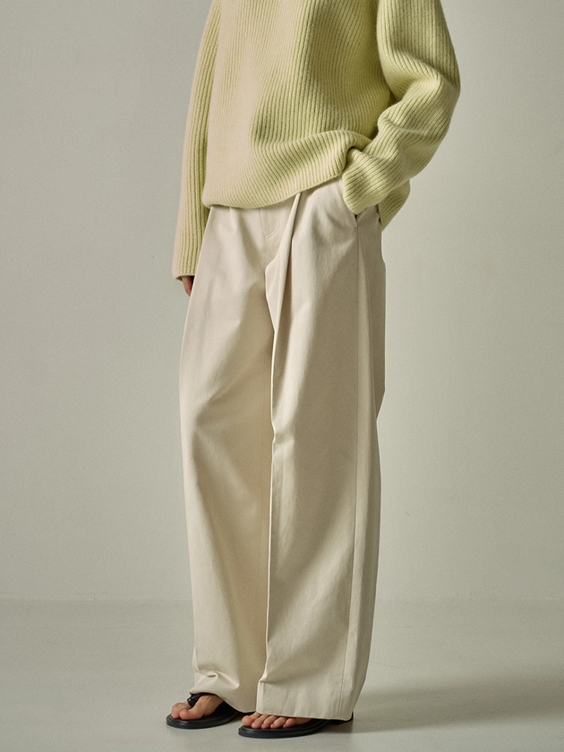 Oversized Round Cotton Pants