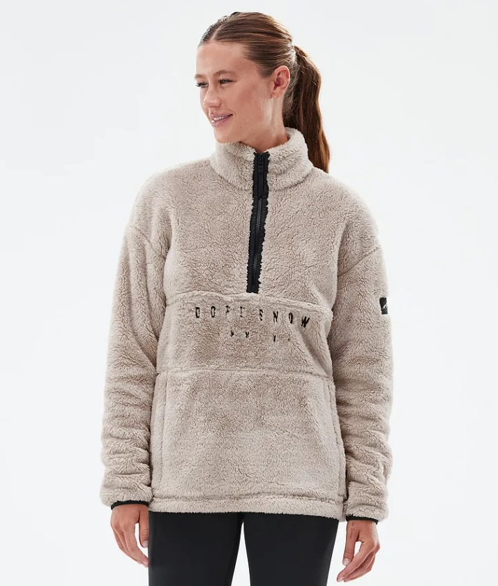 Dope Pile W Sweat Polaire Femme Sand - Sable | Ridestore.com